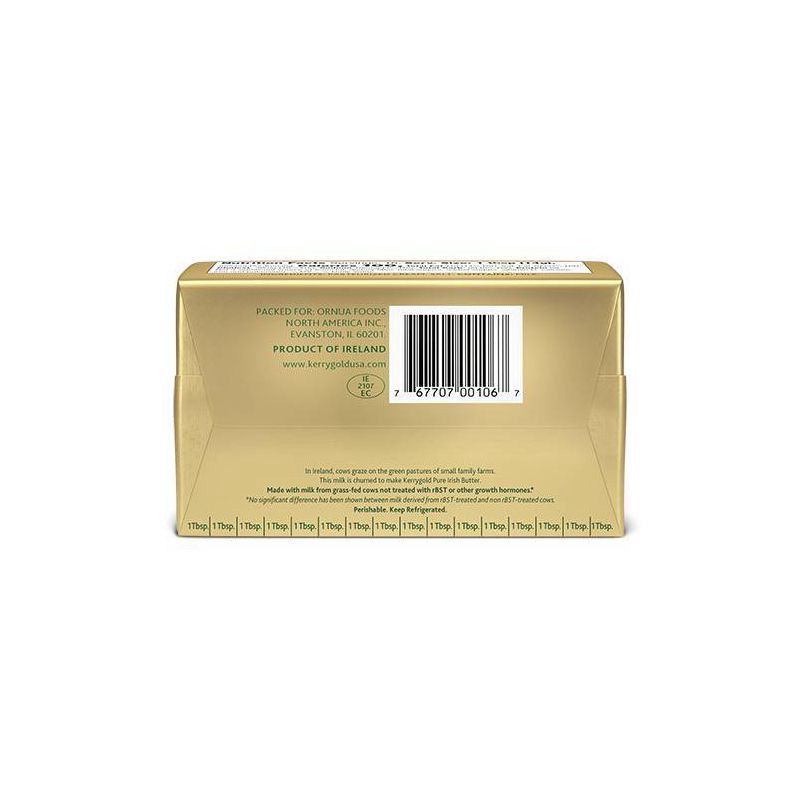 slide 3 of 4, Kerrygold Grass-Fed Pure Irish Salted Butter - 8oz Foil, 8 oz