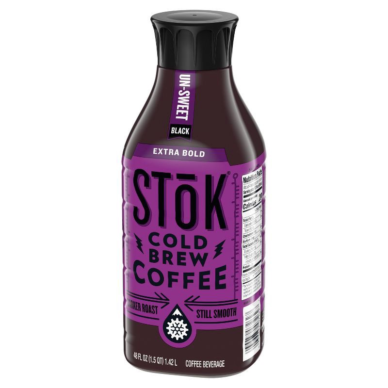 slide 7 of 10, SToK Extra Bold Unsweetened Cold Brew Coffee - 48 fl oz, 48 fl oz