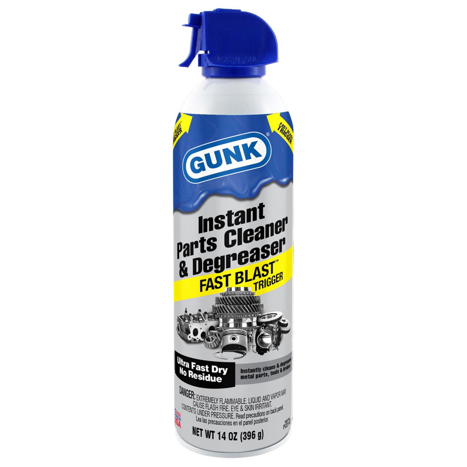 slide 1 of 3, GUNK Instant Parts Cleaner & Degreaser 14 oz, 14 oz