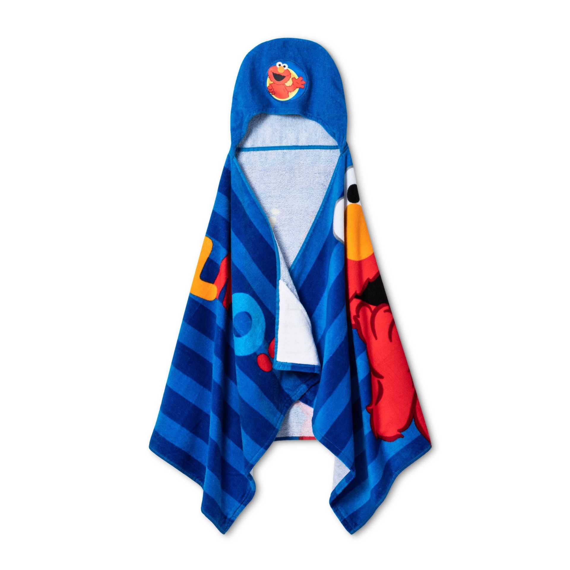 Elmo hooded bath discount towel