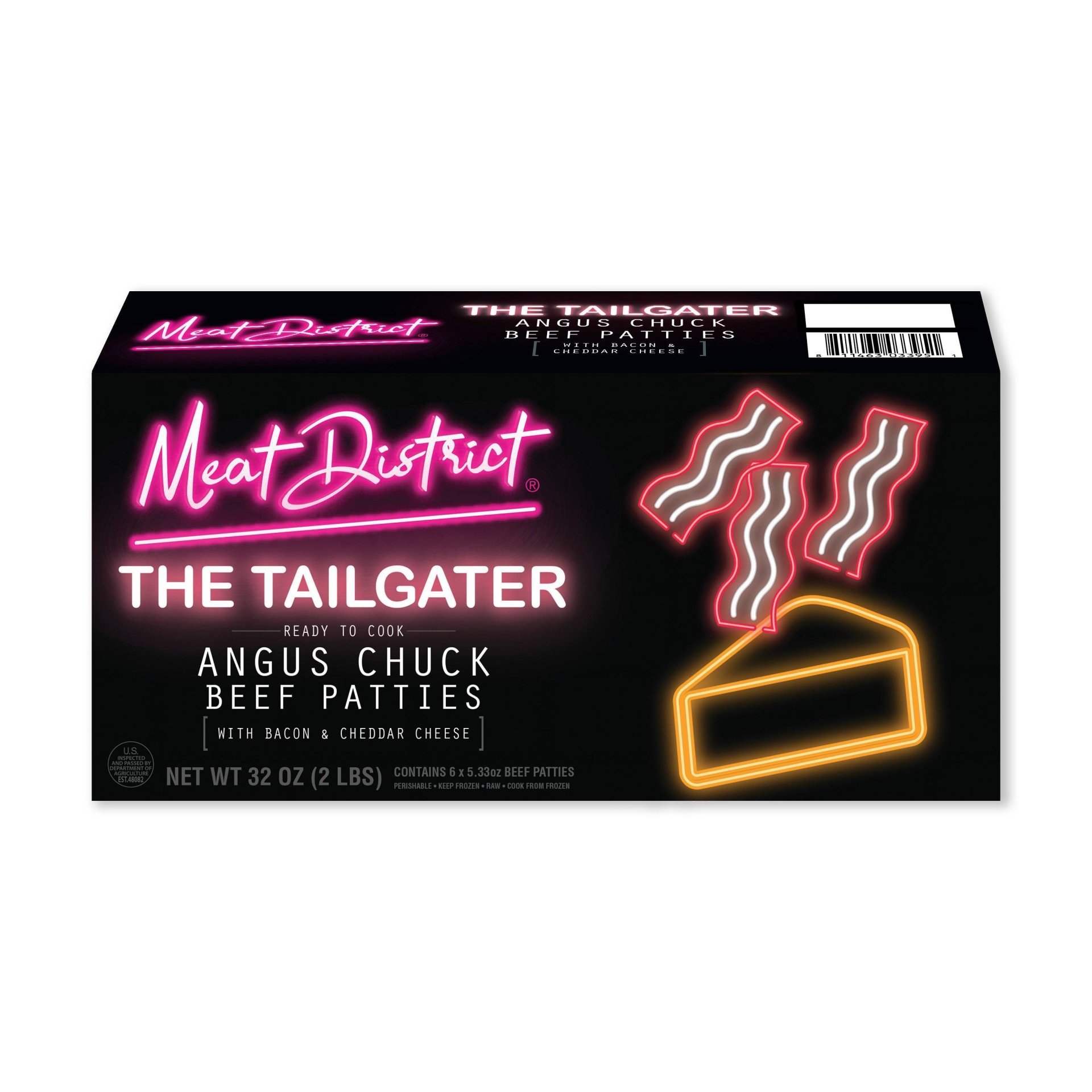 Meat District The Tailgater Angus Chuck Beef Patties Frozen 32 oz Shipt