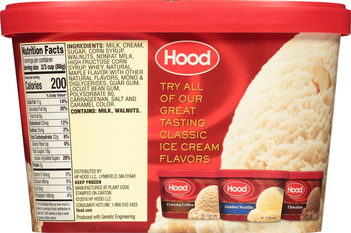 slide 3 of 10, Hood Maple Walnut Flavored Ice Cream 1.5 qt. Carton, 1.5 qt