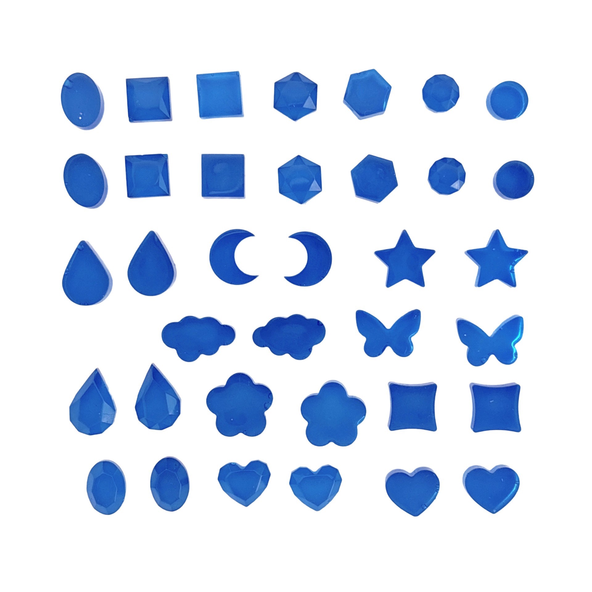 slide 2 of 5, Blue Moon Studio Uv Resin Craft Basic Icons Mold, 3.15 in x 3.54 in x 0.47 in