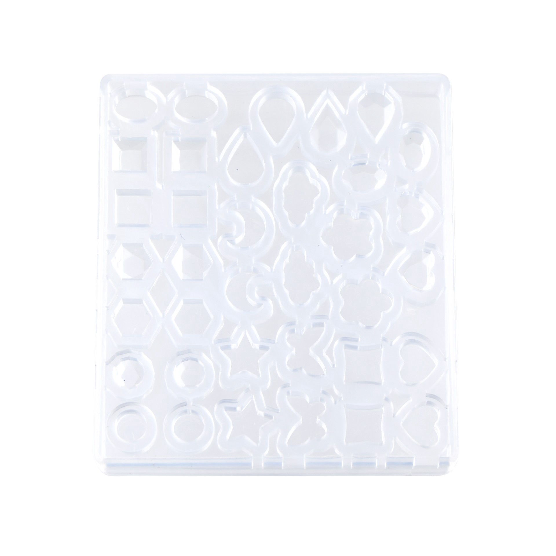 slide 5 of 5, Blue Moon Studio Uv Resin Craft Basic Icons Mold, 3.15 in x 3.54 in x 0.47 in