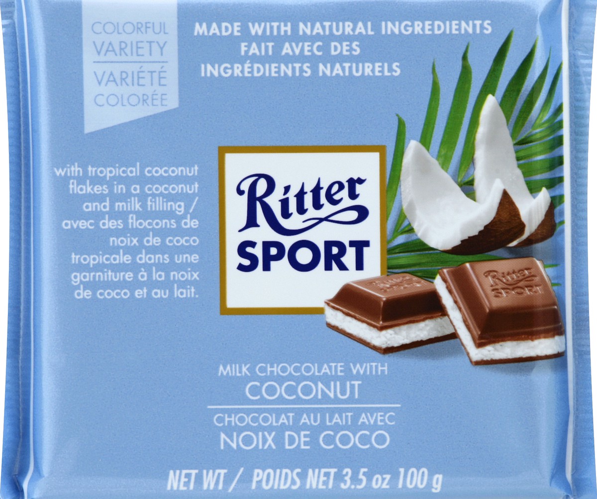 slide 1 of 6, Ritter Sport Milk Chocolate 3.5 oz, 3.5 oz