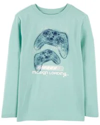 Oshkosh Kid Gamer Graphic Tee Green S