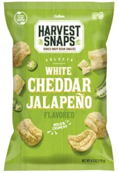 Harvest Snaps White Cheddar Jalapeno Crunchy Puffs 4.2 oz