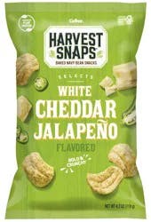 Harvest Snaps White Cheddar Jalapeno Crunchy Puffs 4.2 oz