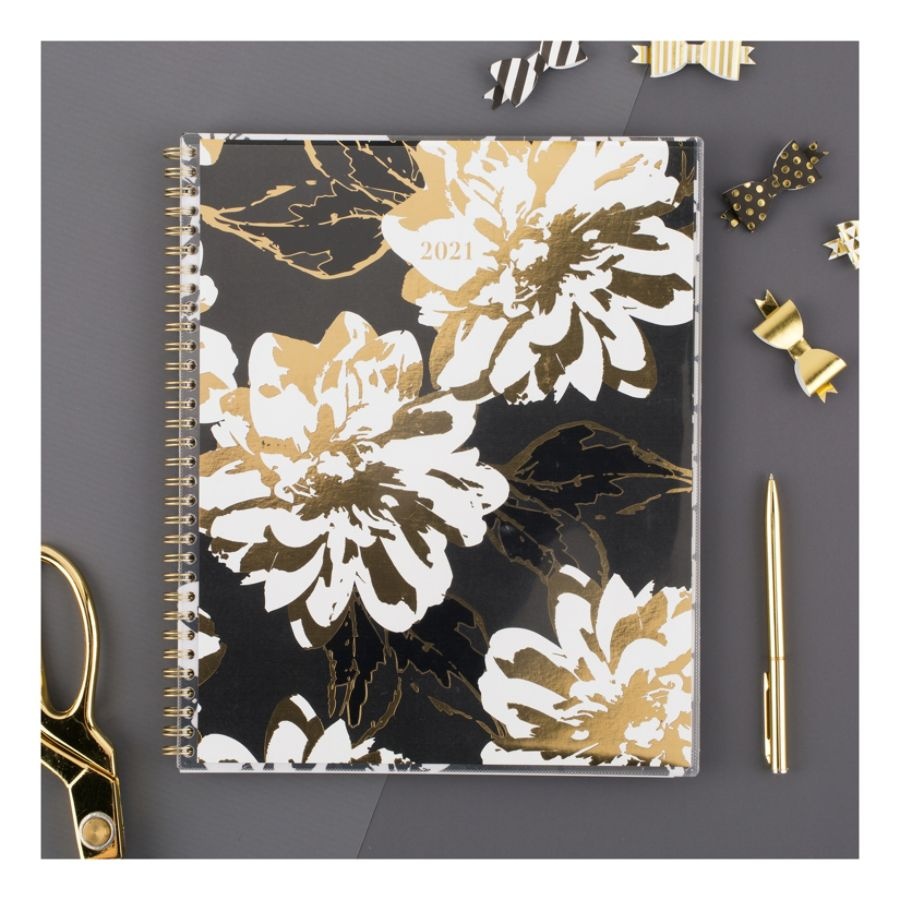 slide 3 of 6, Cambridge Customizable Weekly/Monthly Planner, 8-1/2'' X 11'', Amelia, January To December 2021, 1460-901, 1 ct