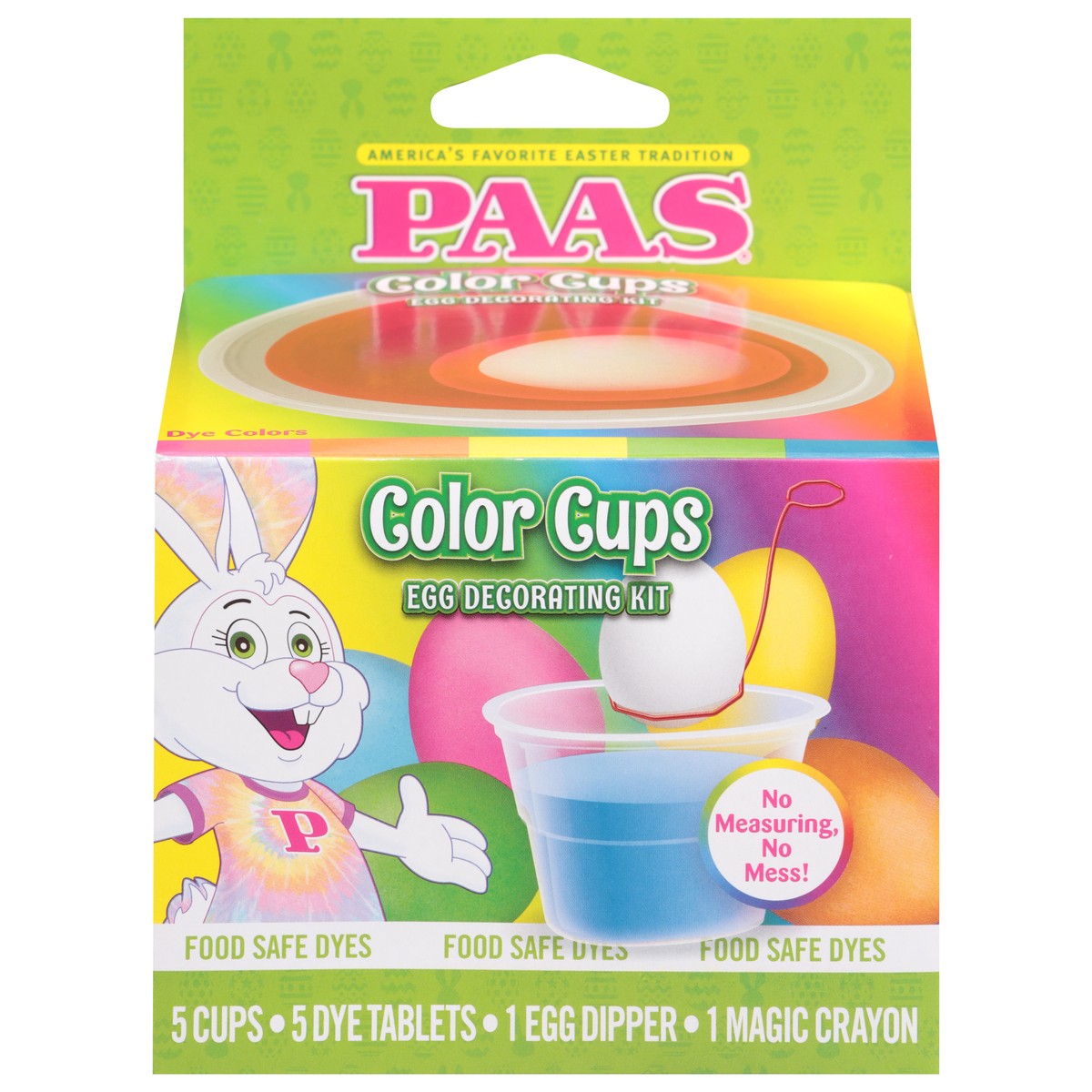 slide 1 of 1, PAAS Paas Color Cups, 5 ct