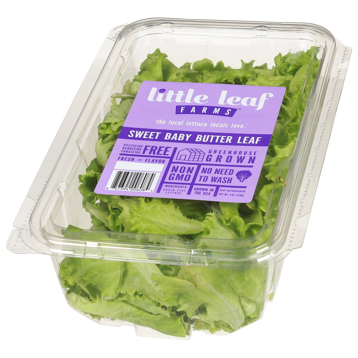 slide 2 of 12, Little Leaf Farms Sweet Baby Butter Leaf 8 oz, 8 oz