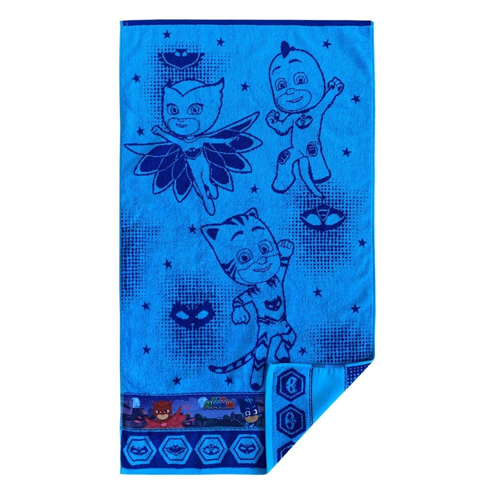 slide 7 of 11, PJ Masks Rooftop Powers Bath Towel and Washcloth Set, 2 ct