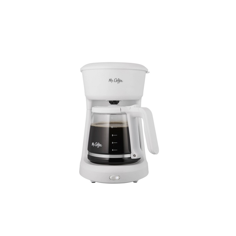 slide 4 of 7, Mr. Coffee 12-Cup Switch Coffee Maker - White, 1 ct