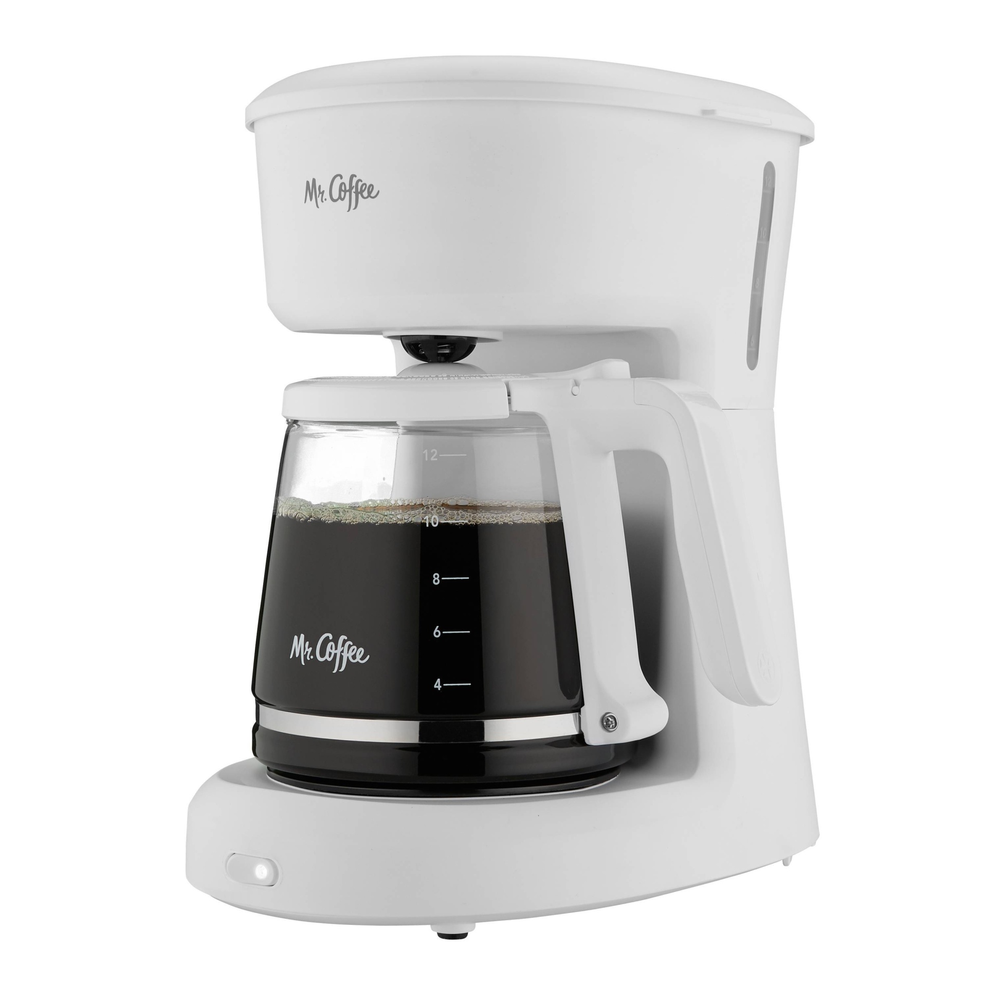 slide 1 of 7, Mr. Coffee 12-Cup Switch Coffee Maker - White, 1 ct