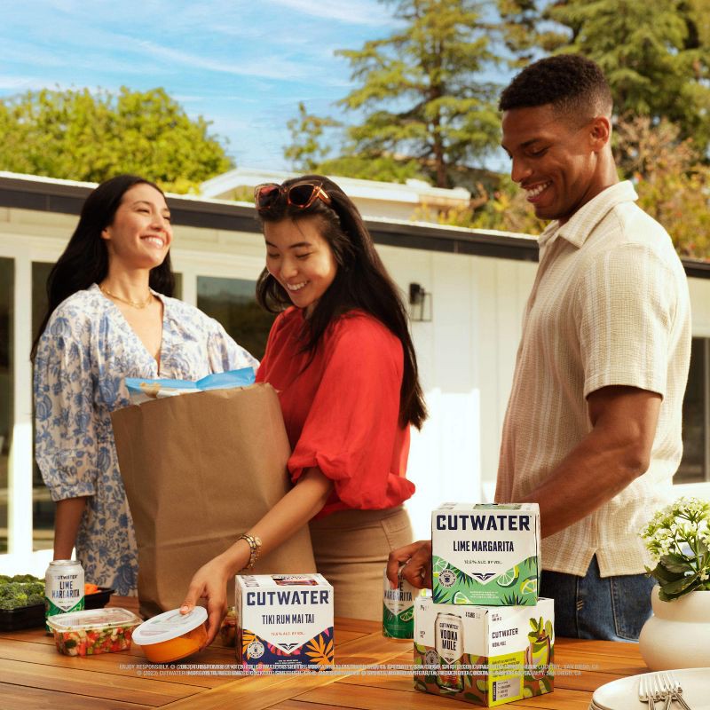 slide 6 of 10, Cutwater Spirits Cutwater Bali Hai Tiki Rum Mai Tai Cocktail - 4pk/355ml Cans, 4 ct; 355 ml