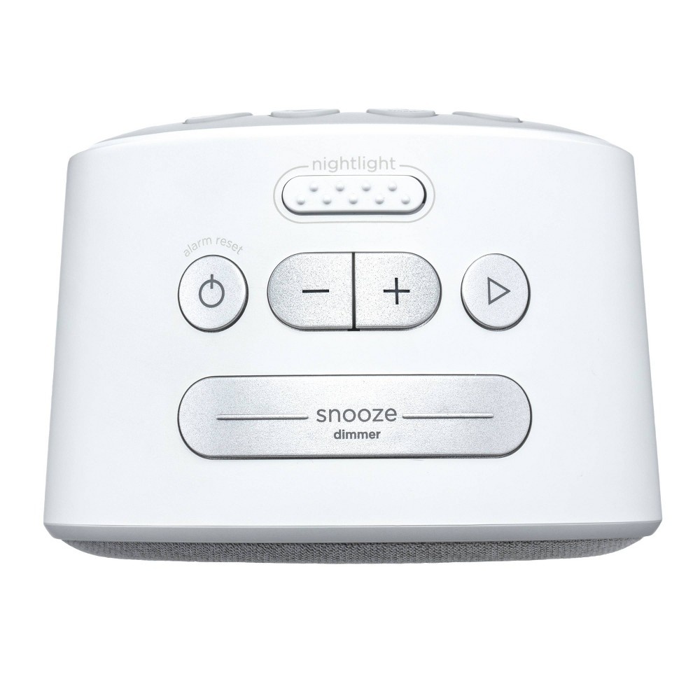 slide 4 of 12, iHome Bluetooth Alarm Clock with Dual USB Charging and Nightlight - White/White, 1 ct