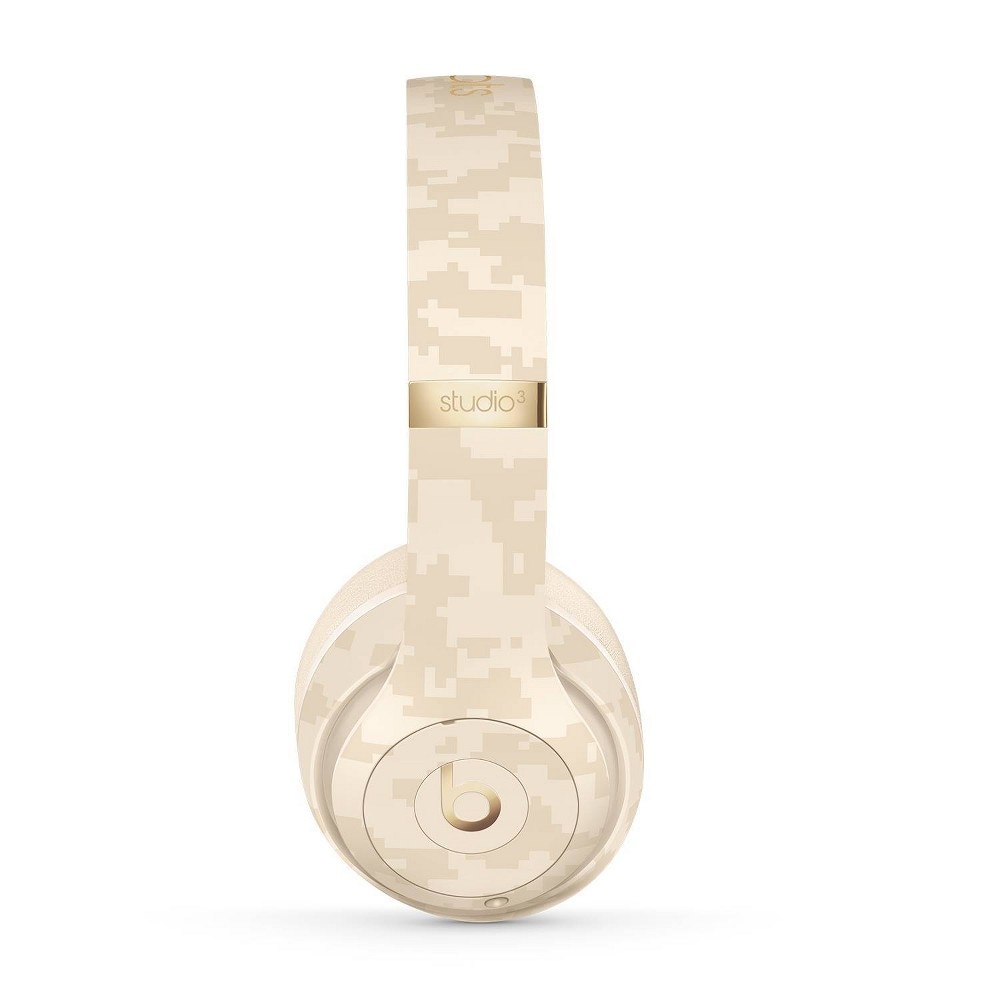 slide 4 of 13, Beats Studio3 Over-Ear Noise Canceling Bluetooth Wireless Headphones - Beats Camo Collection - Sand Dune, 1 ct