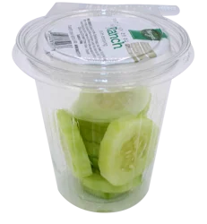 Fresh Made Cucumber Bowl with Ranch Dip
