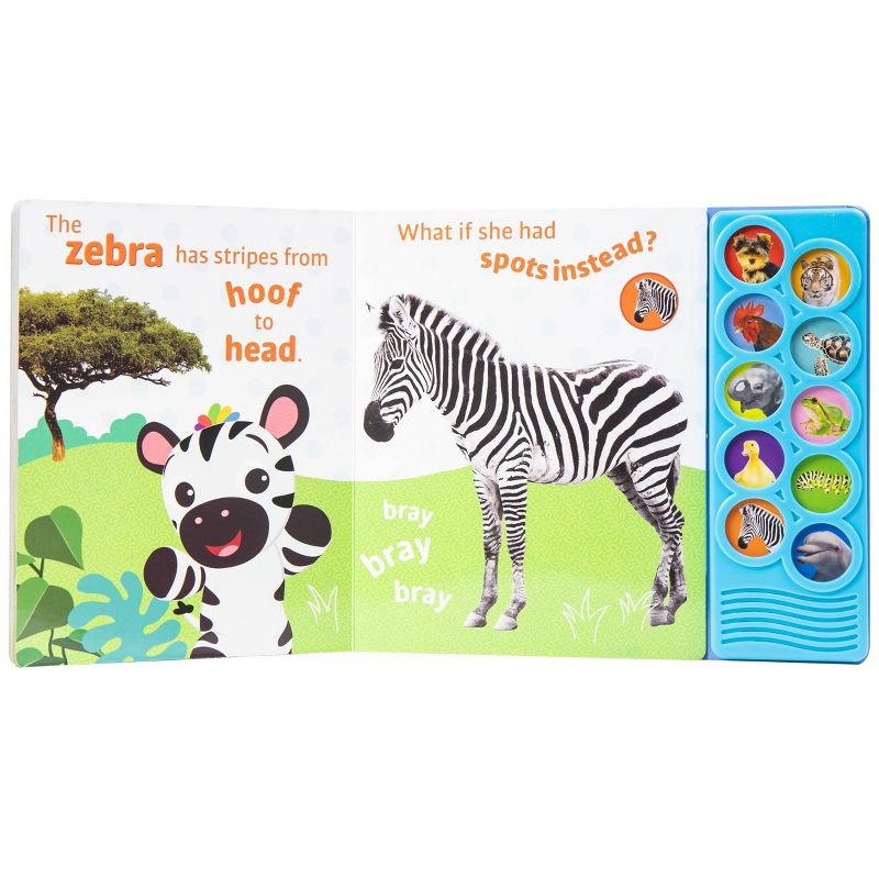 slide 2 of 7, Baby Einstein Amazing Animals 10 Button Sound Book (Board Book), 1 ct
