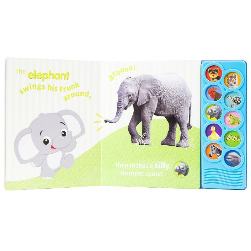 slide 3 of 7, Baby Einstein Amazing Animals 10 Button Sound Book (Board Book), 1 ct