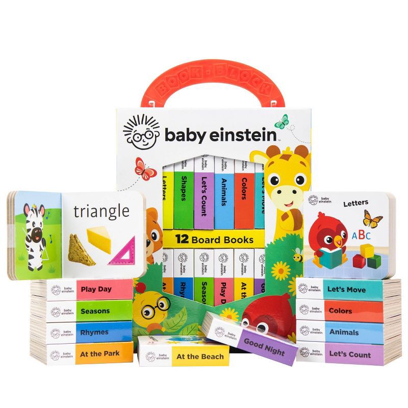 slide 2 of 20, Baby Einstein My First Library 12 Book Set (Board Book), 1 ct