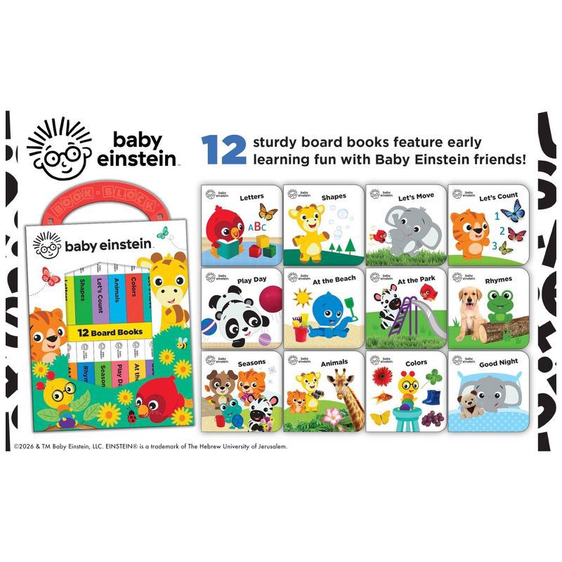 slide 3 of 22, Baby Einstein My First Library 12 Book Set (Board Book), 1 ct