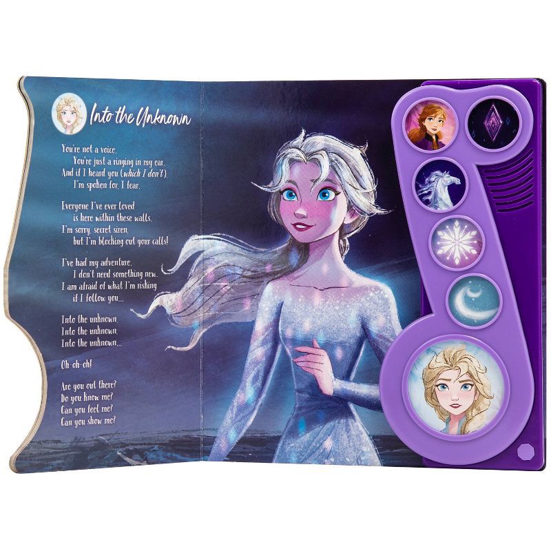 slide 3 of 4, Disney Frozen 2 Into the Unknown Little Music Note (Sound Book) (Board Book), 1 ct