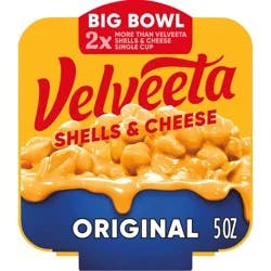 Velveeta Shells & Cheese Original Mac and Cheese Single Bowl Easy Microwavable Dinner - 5oz
