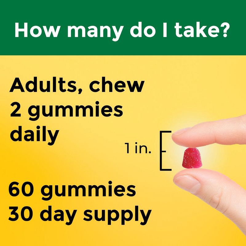 slide 5 of 10, Nature Made High Absorption Magnesium Citrate 200mg Vitamin Gummies - 60ct, 200mg, 60 ct