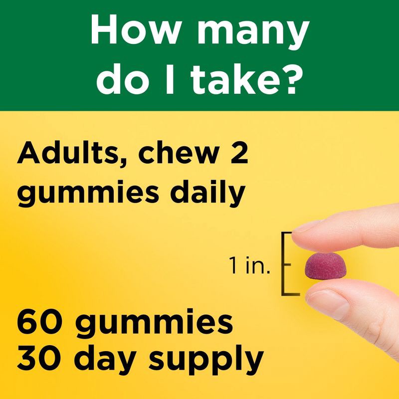 slide 7 of 9, Nature Made High Absorption Magnesium Citrate 200mg Vitamin Gummies - 60ct, 200mg, 60 ct