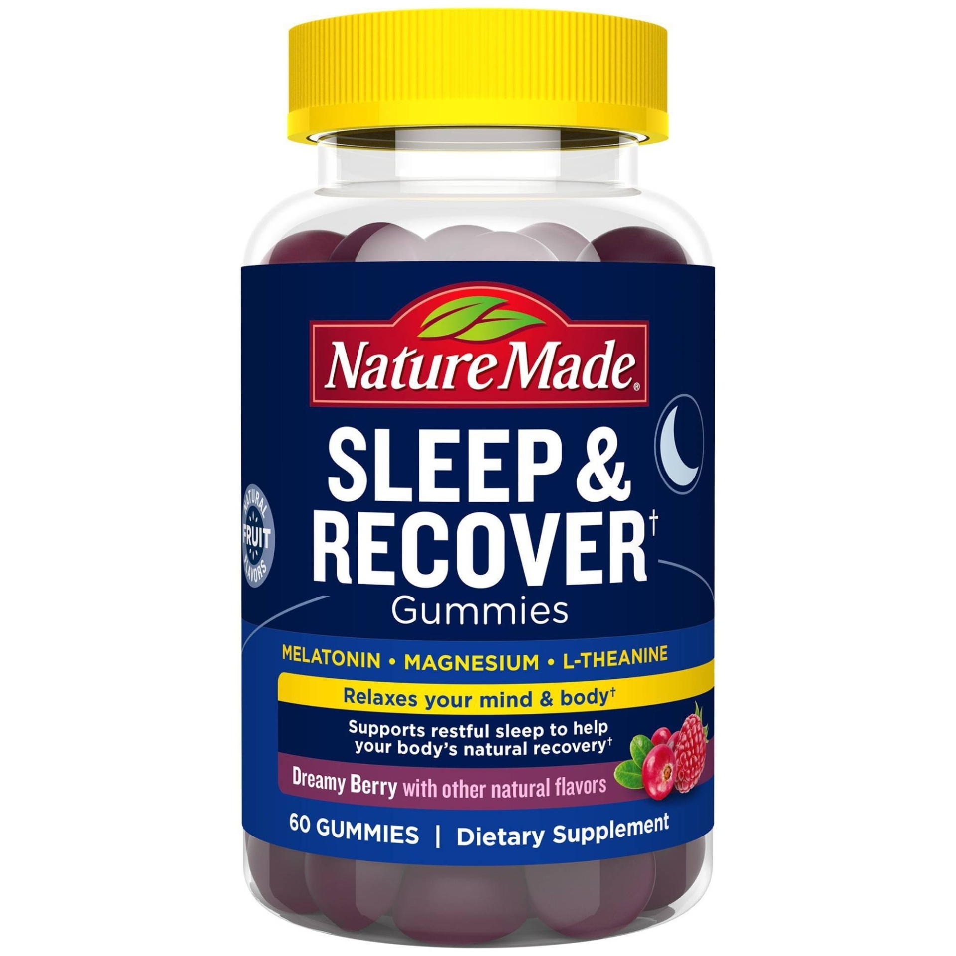 slide 1 of 6, Nature Made Sleep & Recover Gummies, 60 ct