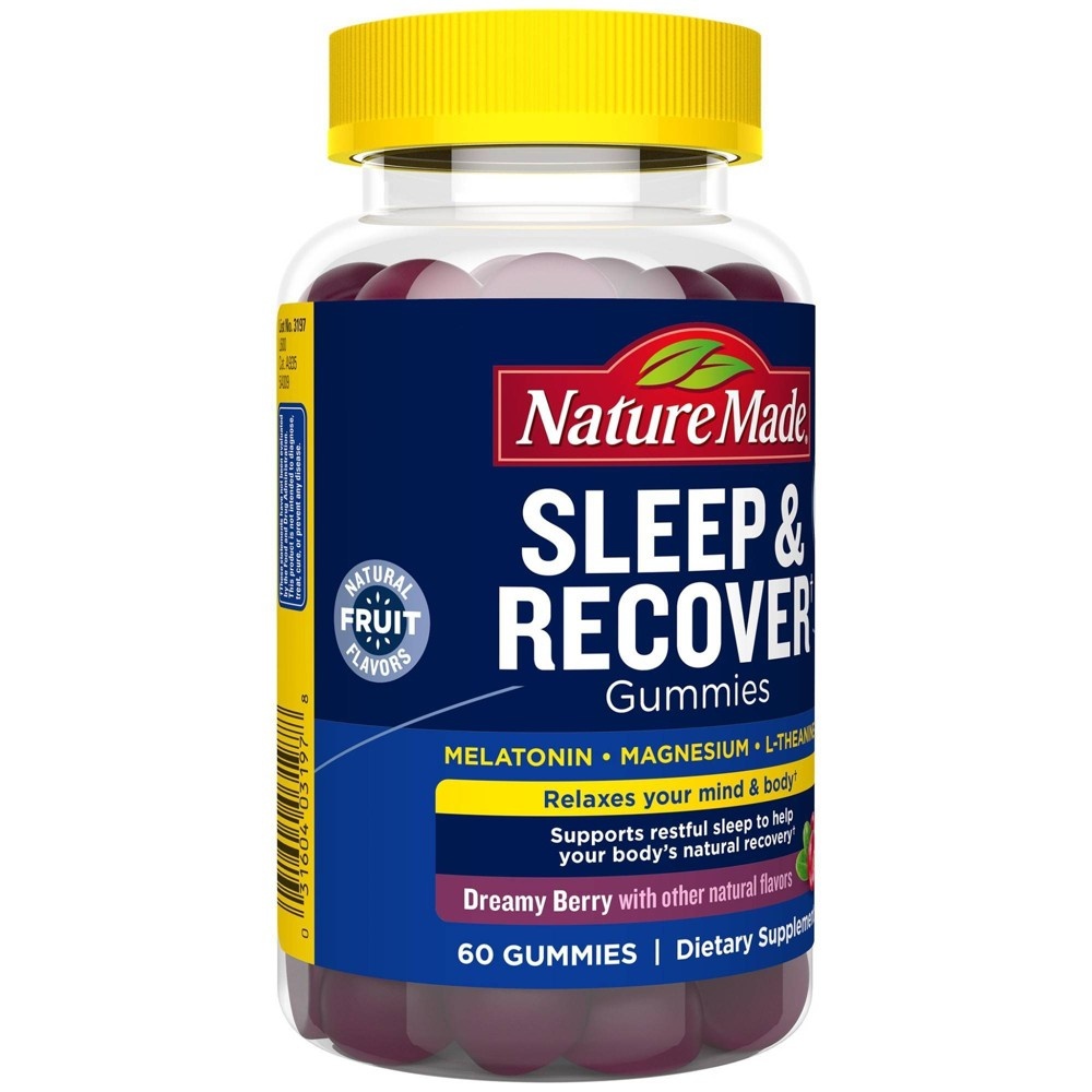 slide 4 of 6, Nature Made Sleep & Recover Gummies, 60 ct