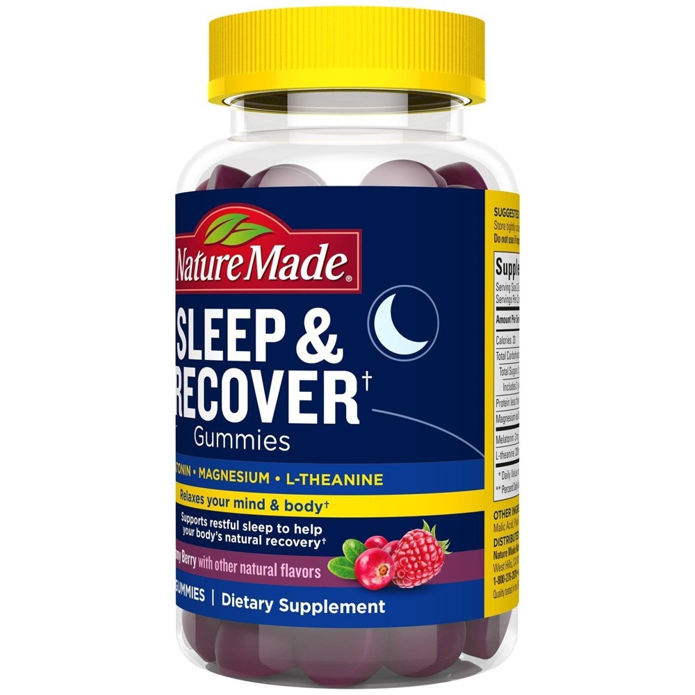 slide 5 of 6, Nature Made Sleep & Recover Gummies, 60 ct