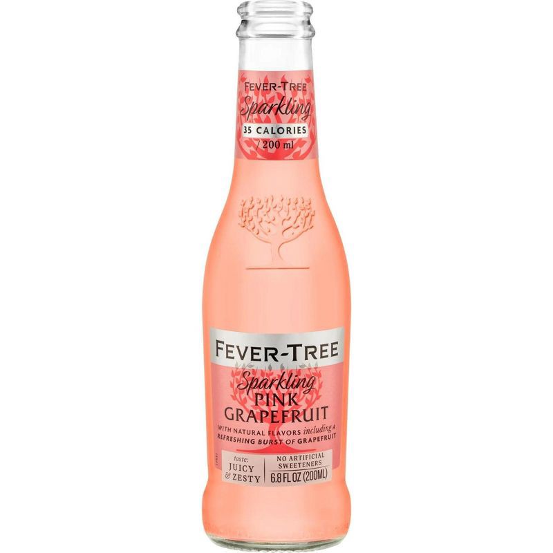 slide 1 of 7, Fever-Tree Sparkling Pink Grapefruit Bottles - 4pk/200ml, 4 ct; 200 ml