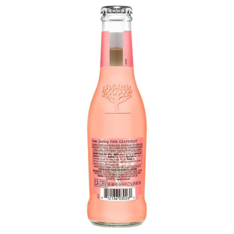 slide 5 of 6, Fever-Tree Sparkling Pink Grapefruit Bottles - 4pk/6.8 fl oz, 4 ct; 6.8 fl oz
