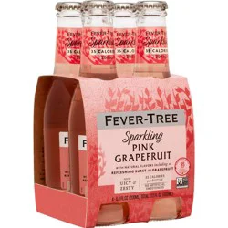 Fever-Tree Sparkling Pink Grapefruit Bottles - 4pk/200ml