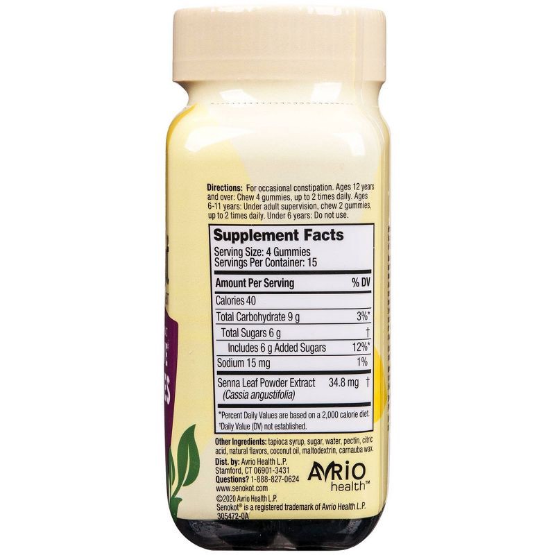 slide 2 of 4, Senokot Dietary Supplement Laxative Gummies - Mixed Berry - 60ct, 60 ct