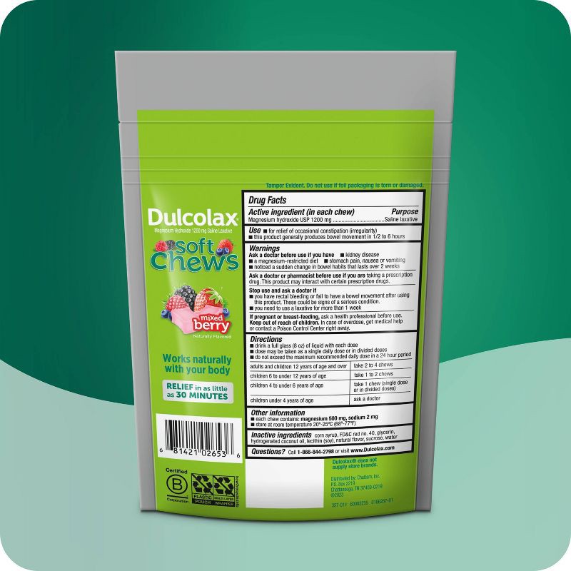 slide 3 of 15, Dulcolax Soft Chews - 30ct, 30 ct