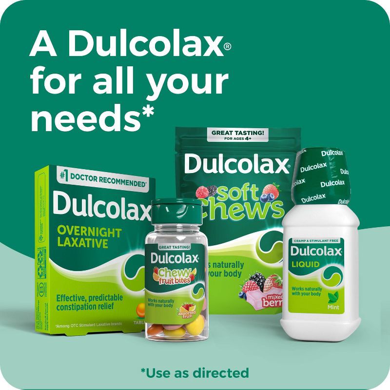 slide 13 of 15, Dulcolax Laxative Stool Softener Soft Chews - 30ct, 30 ct