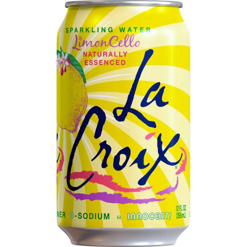 slide 2 of 3, LaCroix Sparkling Water LimonCello - 8pk/12 fl oz Cans, 8 ct; 12 fl oz