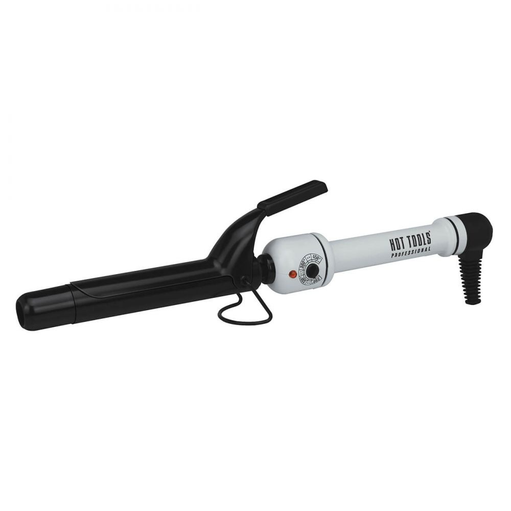 slide 1 of 1, Hot Tools Nano Ceramic 1" Curling Iron In Black & White, 1 ct