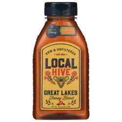 Local Hive Great Lakes Raw & Unfiltered Honey Blend 12 oz