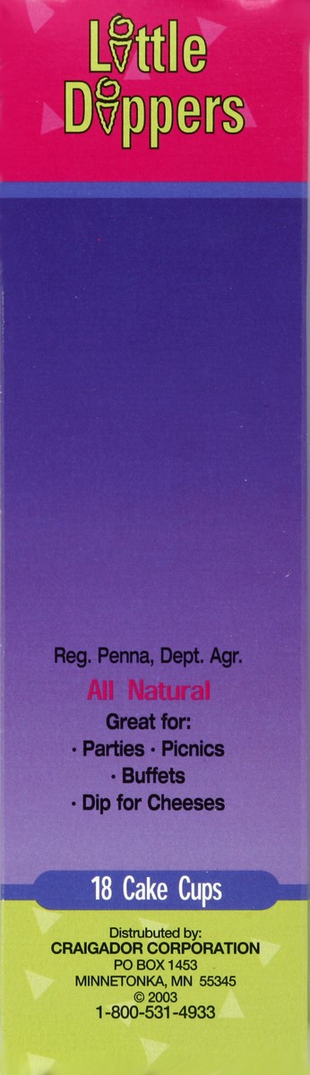 slide 4 of 4, Little Dippers Cake Cones, 18 ct