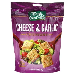 Fresh Gourmet Cheese & Garlic Croutons 5 oz
