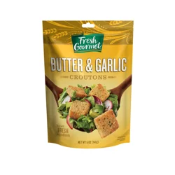 Fresh Gourmet Butter & Garlic Croutons 5 oz