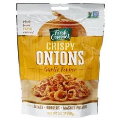 Fresh Gourmet Garlic Pepper Crispy Onions 3.5 oz