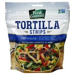 Fresh Gourmet Tri-Color Tortilla Strips 3.5 oz