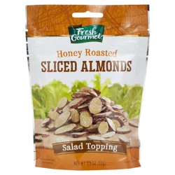 Fresh Gourmet Sliced Honey Roasted Almonds 3.5 oz