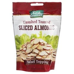 Fresh Gourmet 3.5 oz. Unsalted Toasted Sliced Almonds, Bag