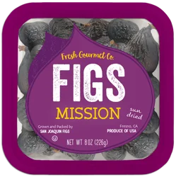 Fresh Gourmet 8 Oz Dried Mission Figs, Tub